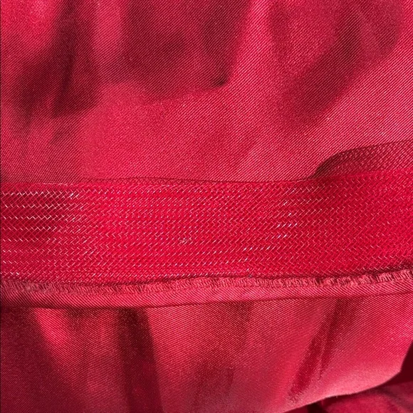 Elegant Mac Duggal New Red Sleeveless Dress Size 10 - Picture 13 of 16